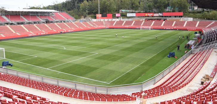 El Girona gana 400 asientos VIP tras elevar el aforo a 14.400 espectadores
